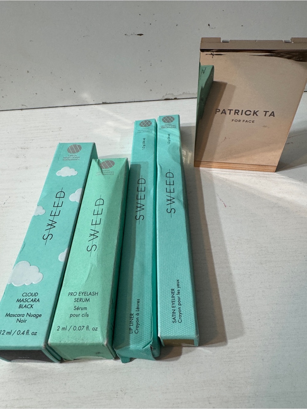 Sweed Eye & Lip Care 4 Items + Patrick TA Foundation! Retail of all 6 total 199.